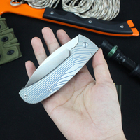 New Ceramic Bearing C263 Pocket Folding Knife S30V Steel Titanium Alloy Handle Outdoor Military Tactical Hunting Knives EDC Tool