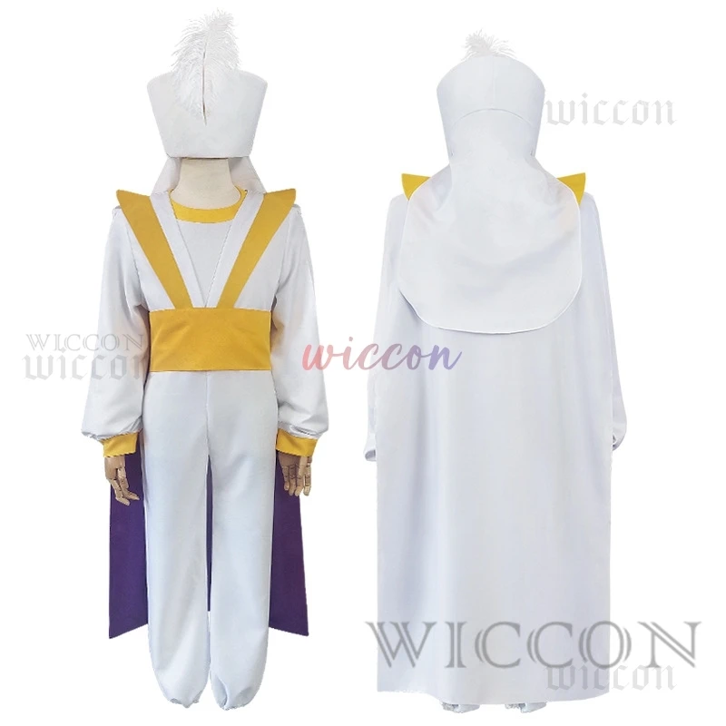 1000 ليال علاء الدين تأثيري المصباح السحري الأمير تأثيري حلي أنيمي الكبار قبعة السراويل العليا الزي هالوين كرنفال حفلة موحدة