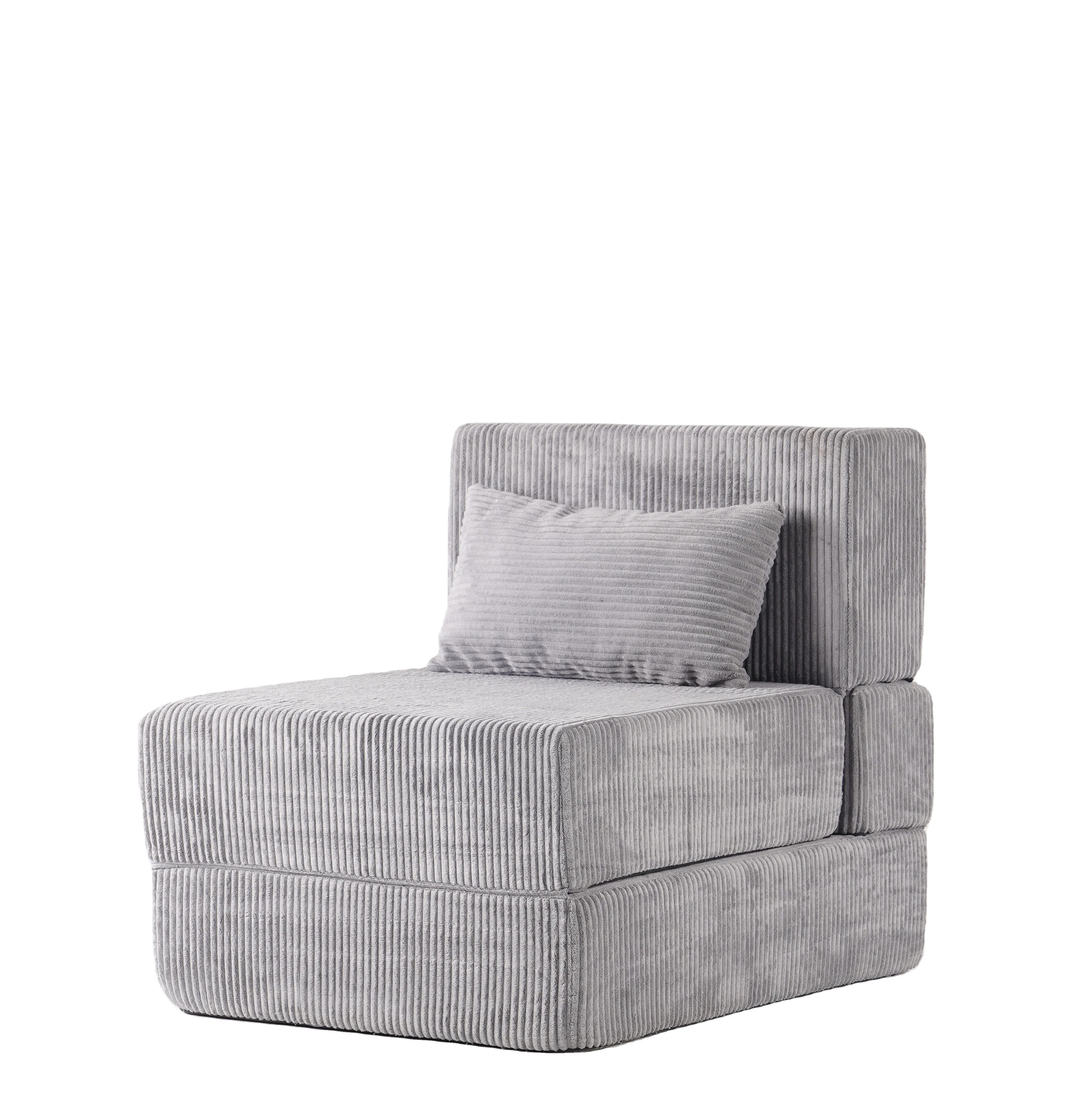 Modern Stylish Comfort Functional Sofa European Design Foldable And Upholstered With Fabric Foam Filled