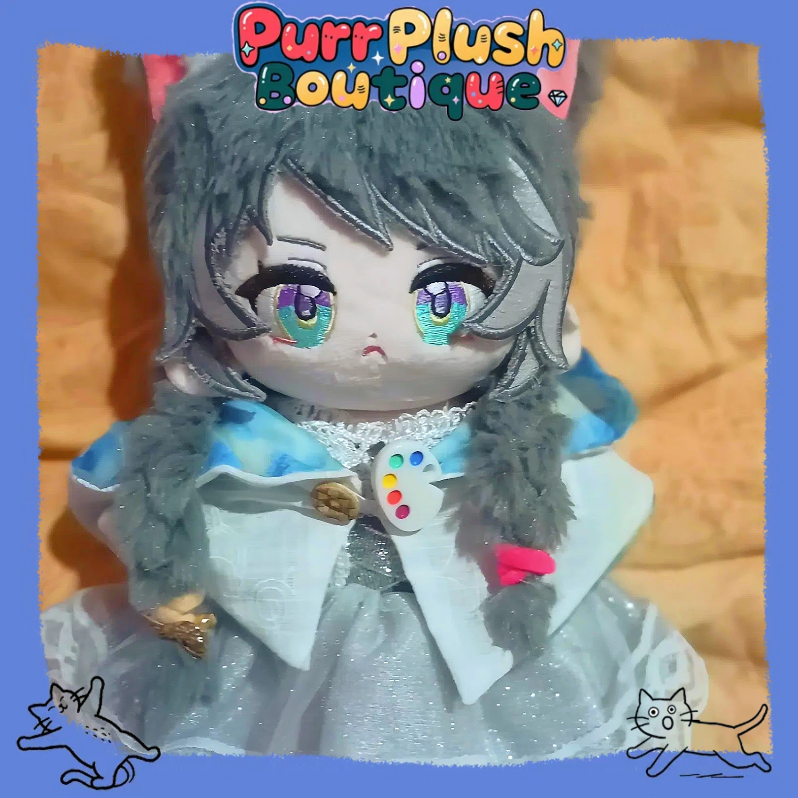 

Игра Honkai:Star Rail Cipher 20 см, плюшевая кукла, игрушки, каваи, кошачьи уши, набивка тела, хлопковая кукла, плюшевые фигурки, рождественский подарок