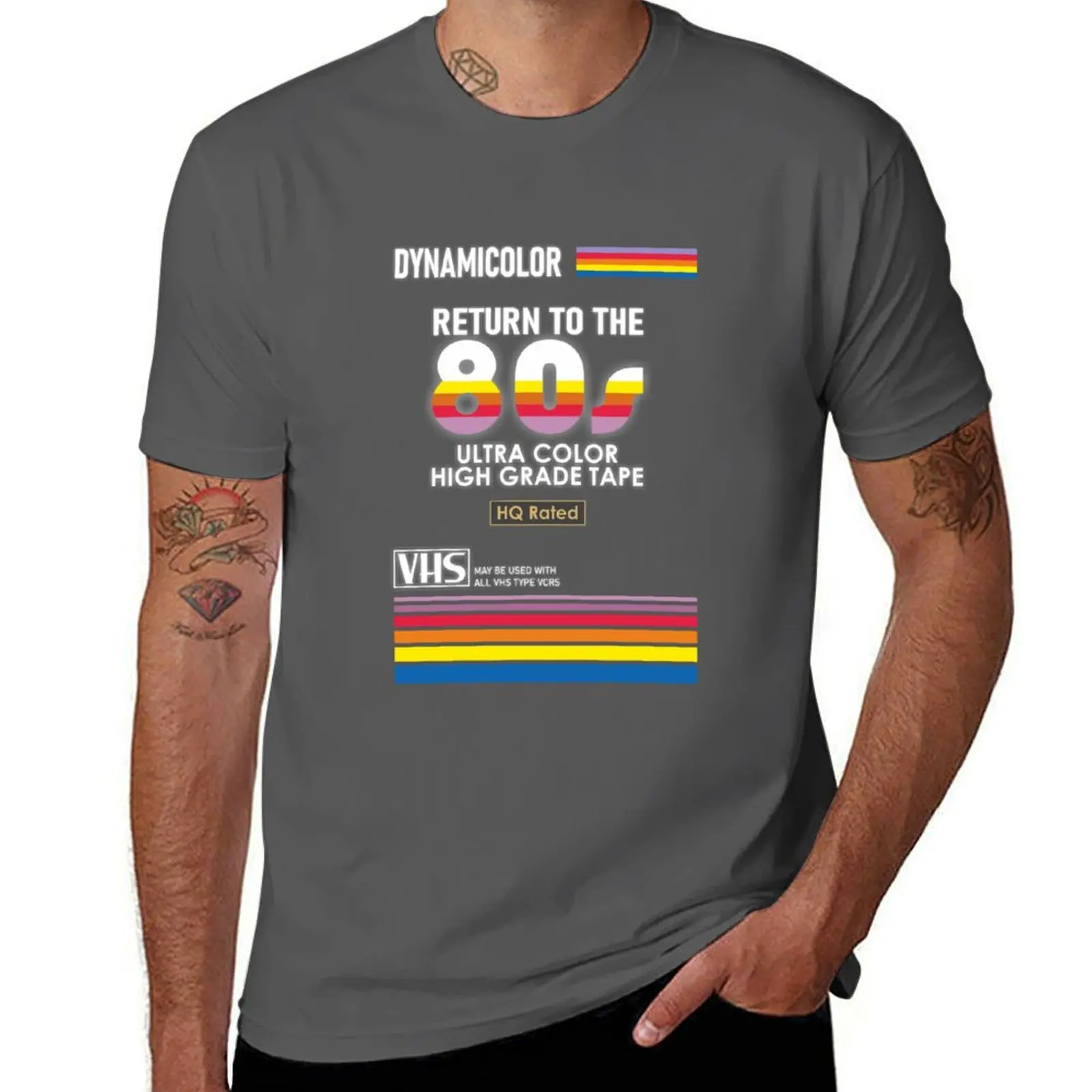 

VHS Inspired Retro 80s Poster - Return to the 80s / T-Shirt / Stickers / Journal Notebook T-Shirt