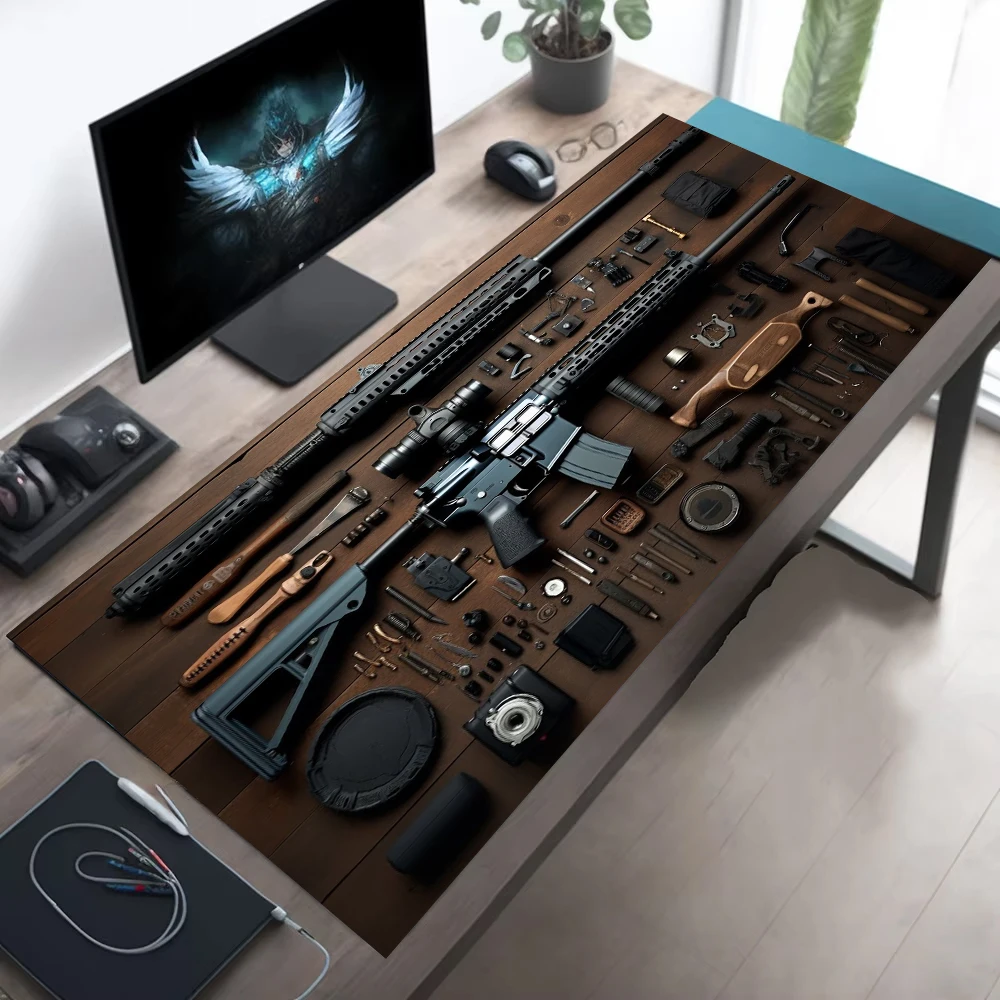 البيضاوي التكتيكية بندقية كبيرة ماوس الوسادة الدقة الألعاب تصميم مكتب منصات المضادة للانزلاق المطاط أسفل 900X400 الألعاب لوحة المفاتيح ماوس