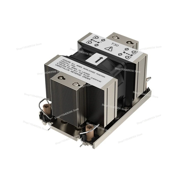 For LGA4677 Server Heatsink, Air-cooled Heat Pipe Fan Durable Cpu Temperature-controlled Copper Tube