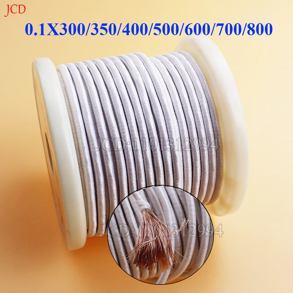 0.1X300/350/400/500/600/700/800 strand mining machine antenna Litz wire multi strand polyester wrapped copper wire