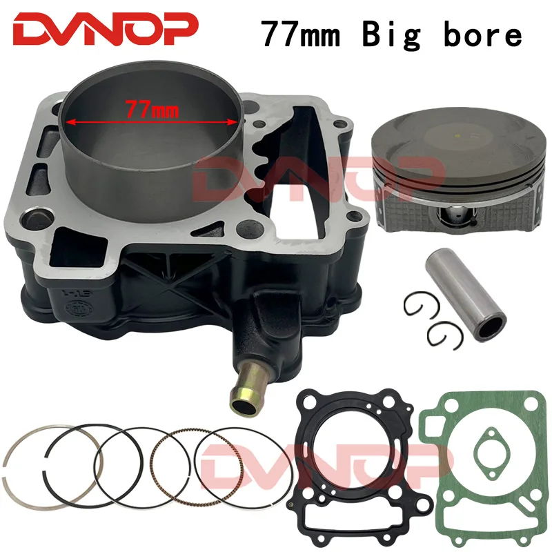 Kit de Cilindro de Gran Calibre de 77 mm para Bajaj Pulsar NS200 NS 200 200NS Rouser 200 Ns As Rs 36JL0007 JL521002 JL511022