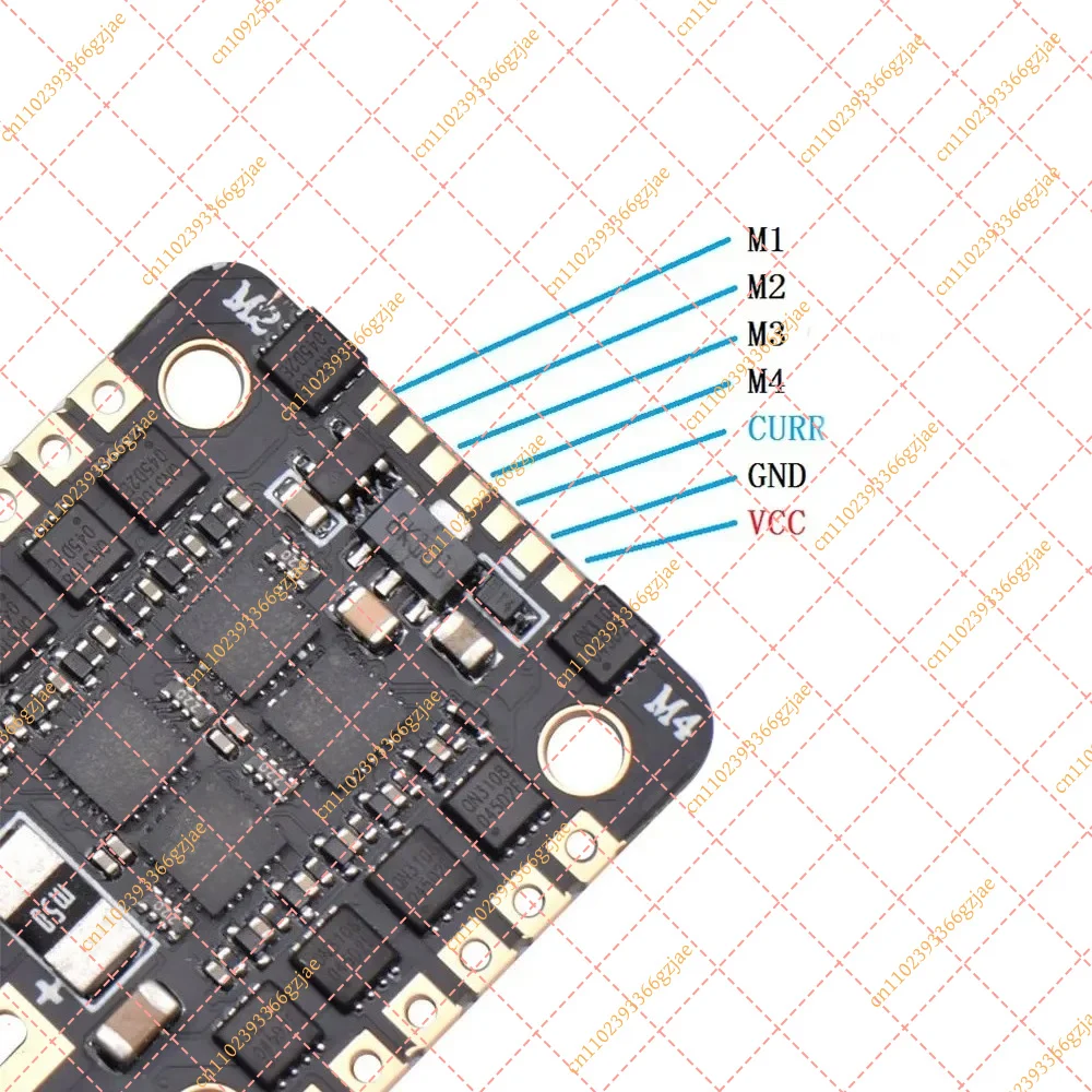 F405 Flight Controller & 40A 4in1 ESC Stack 20x20mm 2-6S for FPV Freestyle Drone