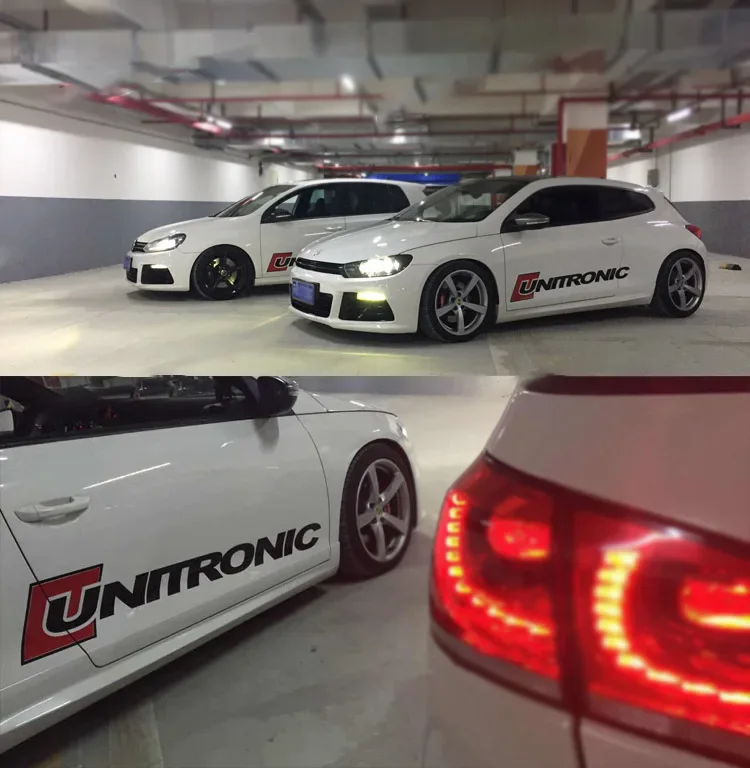 

1PCS Auto Front Gear Windshield Window Body Door Waist Line Decoate Stickers for UNITRONIC Program EUC Car Styling Vinyl