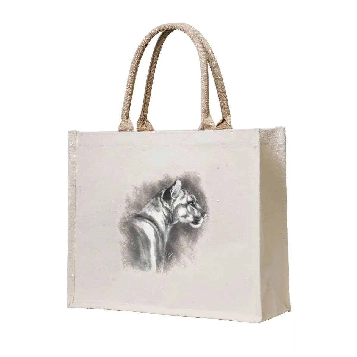 

Cougar (gray) Tote Bag hand bags ecological bags tote bags cloth