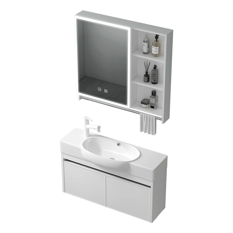 

Small apartment wash basin mini bathroom cabinet