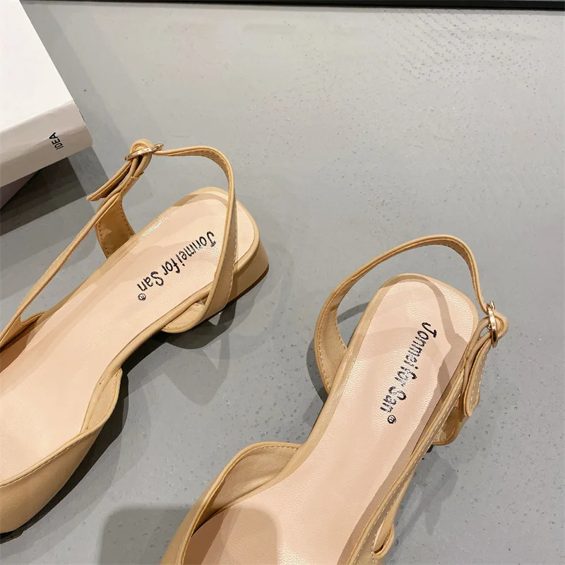 Clear Heels Comfort Shoes for Women Chunky Sandals Espadrilles Platform 2022 Summer Block High Spring Multicolored Low Fashion R