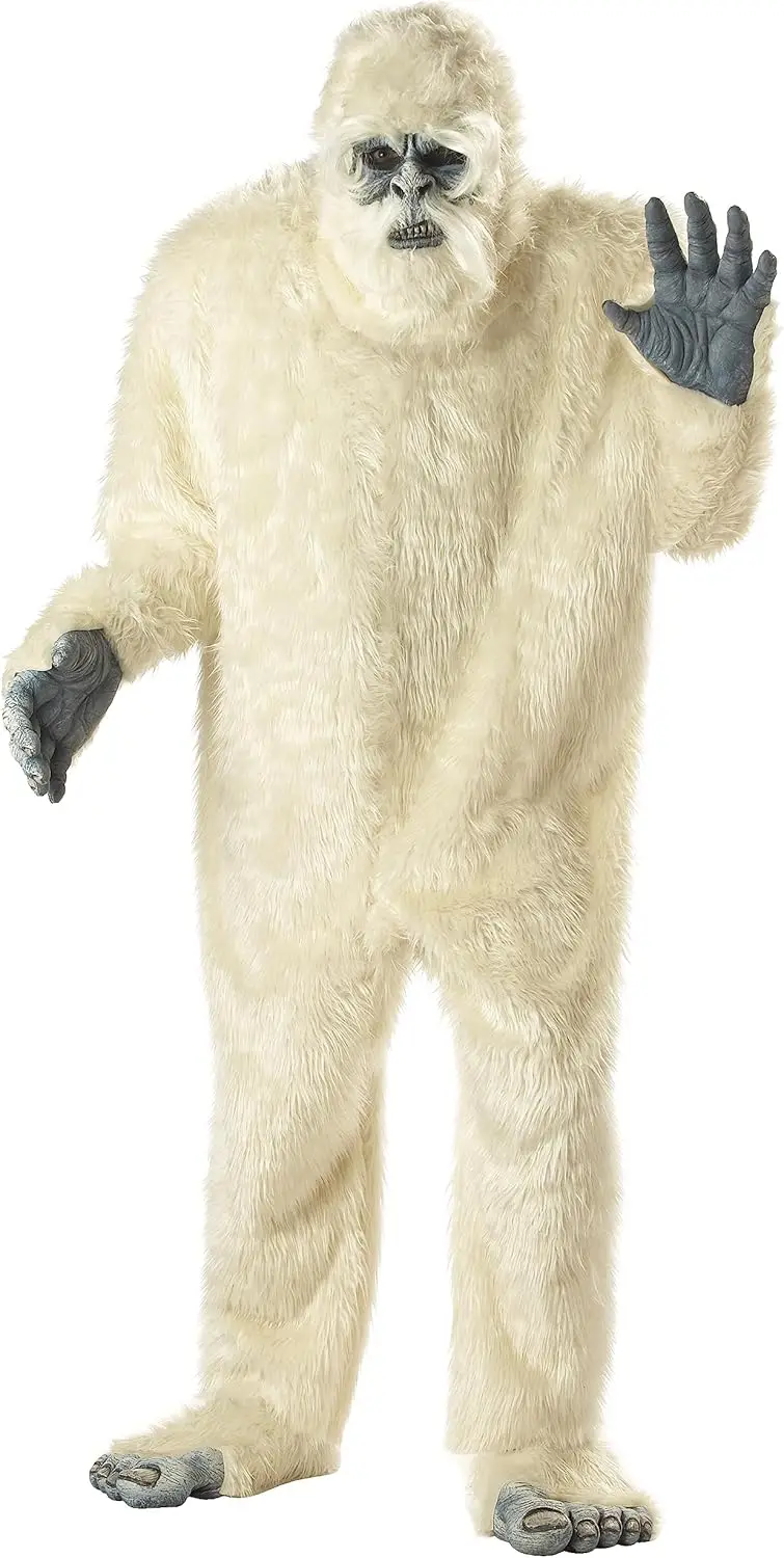 

Men's Abominable Snowman Costume for Halloween Party, Warm and Realistic