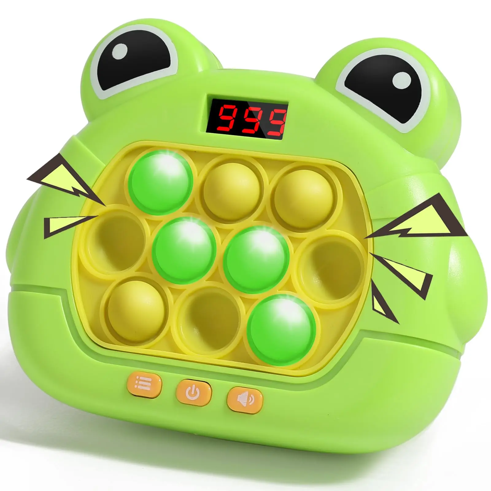 999 Level Electronic Pop Push Quick Push Game Console with LED Display Screen Suitable for Adult and Child Fidget Toy Christmas