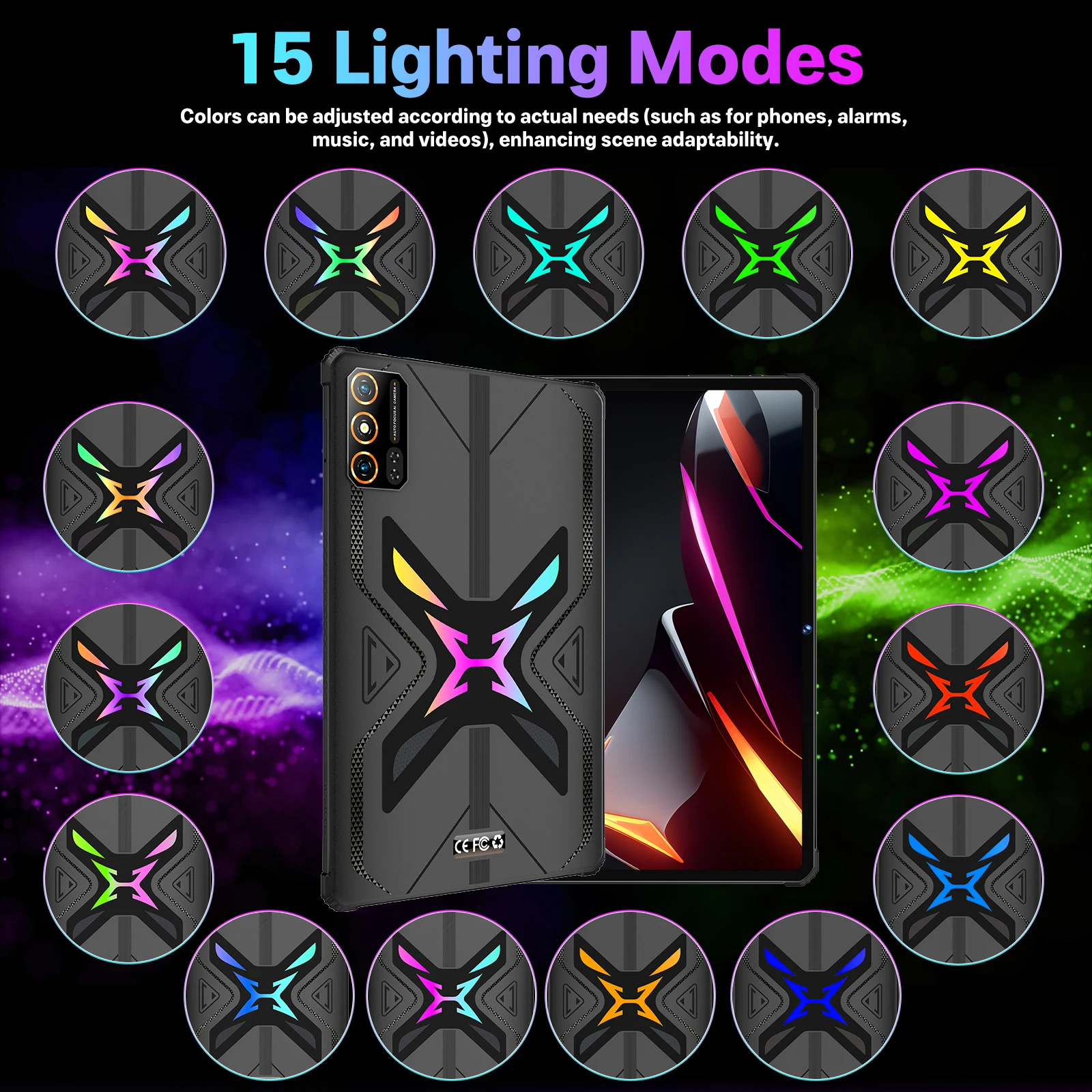 Design legal 10.1 Polegada android 14 google play gps bluetooth wifi 4g chamada telefônica 8800mah 8gb ram 128gb rom abas câmera dupla presente