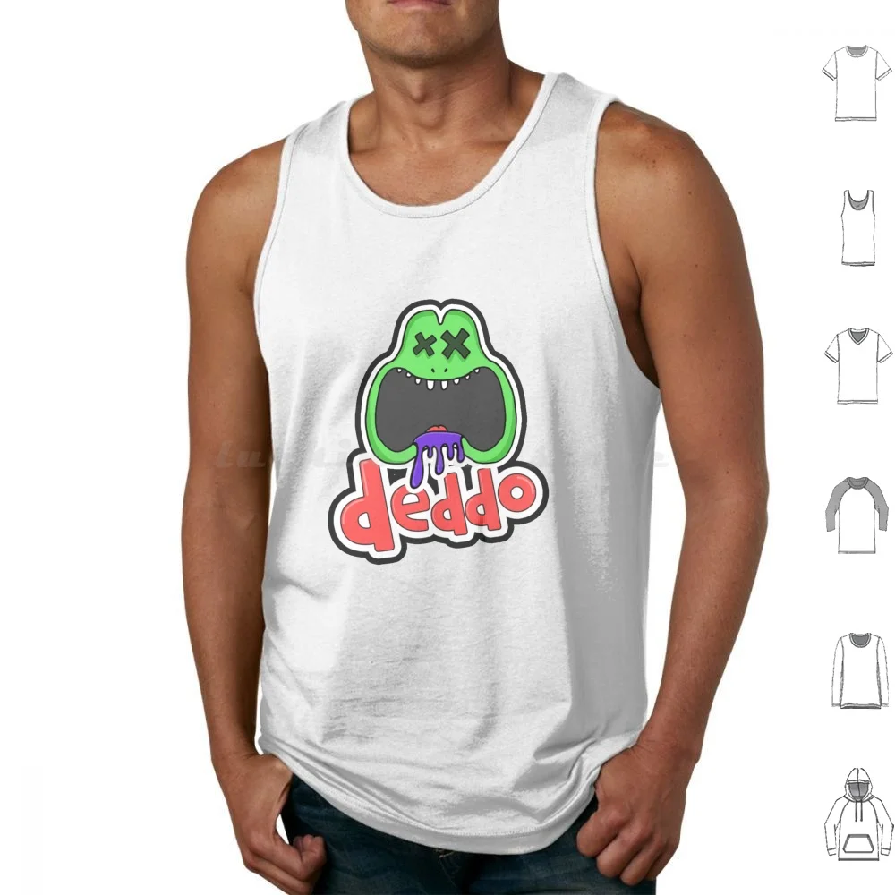 Deddo Tank Tops Print Cotton Freddo Chocolate Frog Deddo Zombie Halloween Dead