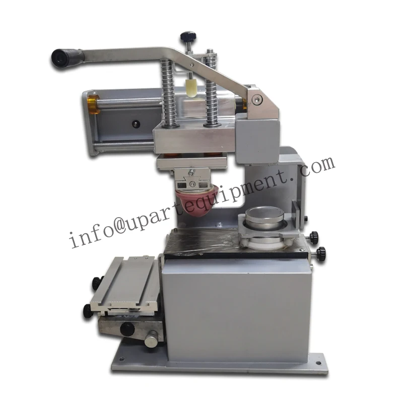 manual close ink cup pad printing machine, hand logo pad printer, portable label pad printing