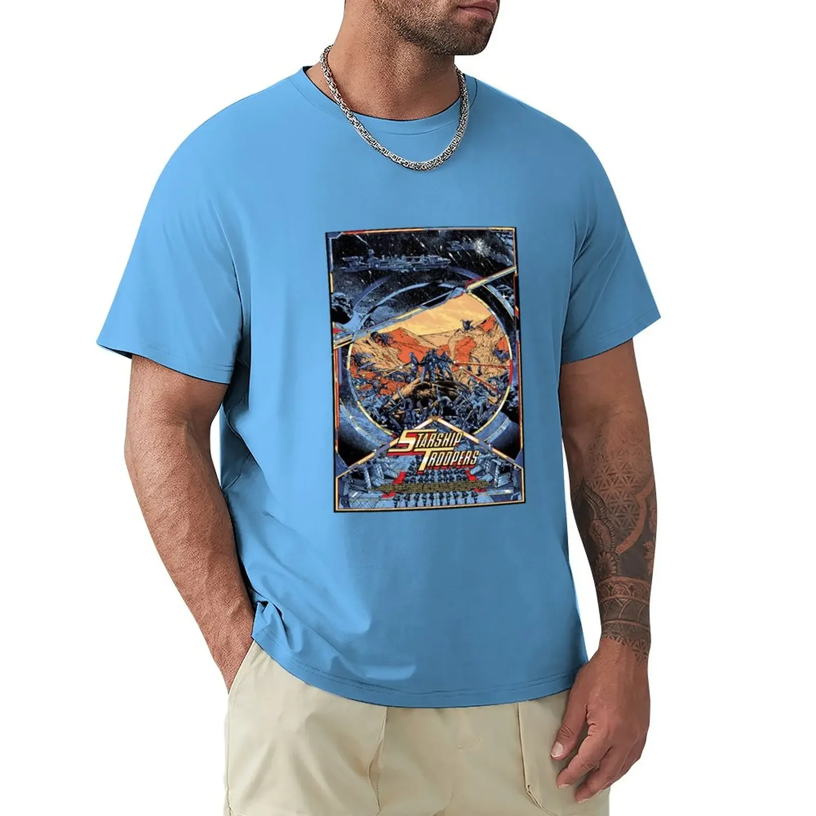 Starship Troopers T-Shirt kawaii clothes plus size tops men t shirt