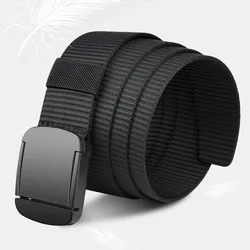 Military Automatic Buckle Nylon Belt Outdoor Hunting Multifunctional Tactical Canvas Belt High Quality Men Belt