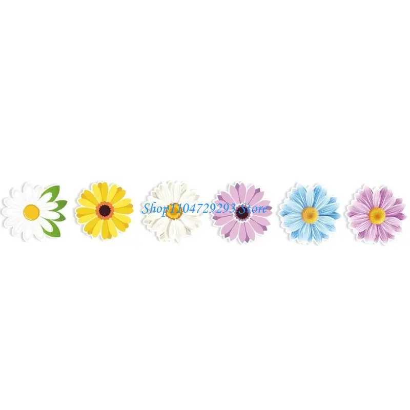 

Y2GD Scrapbooking Sticker Colorful Flower Sticker Decal Water Bottle Sticker