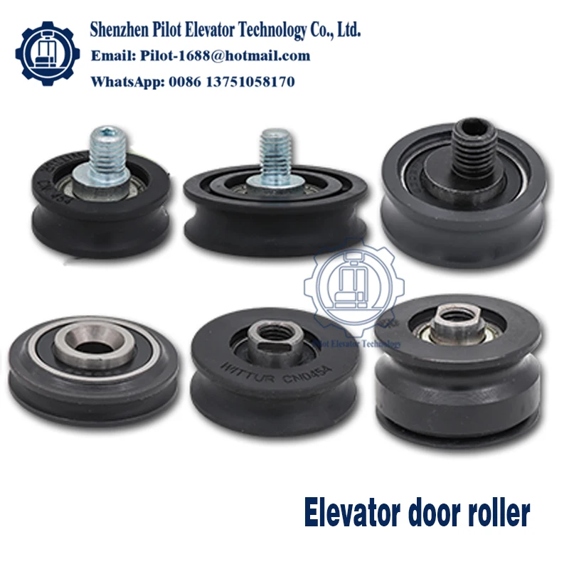Suitable for Schindler KONE Thyssen Wittur Selcom Elevator Door Hanger Rollers Double-Groove Door Hanger Rollers CNO454 Rollers