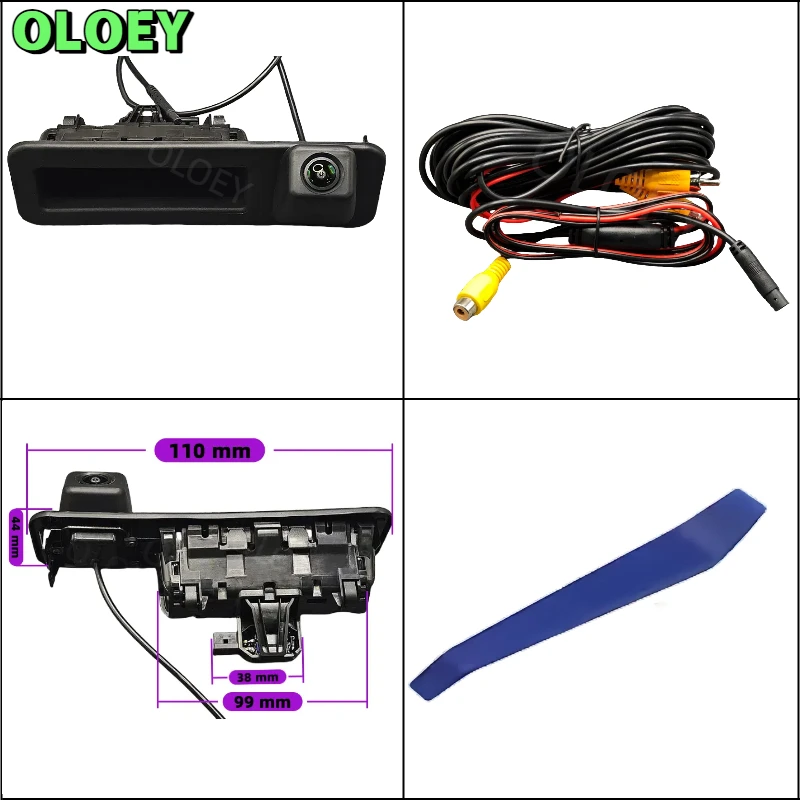 Backup Rear camera For BMW 3 4 series F30 F80 F34 F31 F32 F33 F36 F83 F80 EVO 2018 - 2020 Parking Trunk Handle Reversing Camera