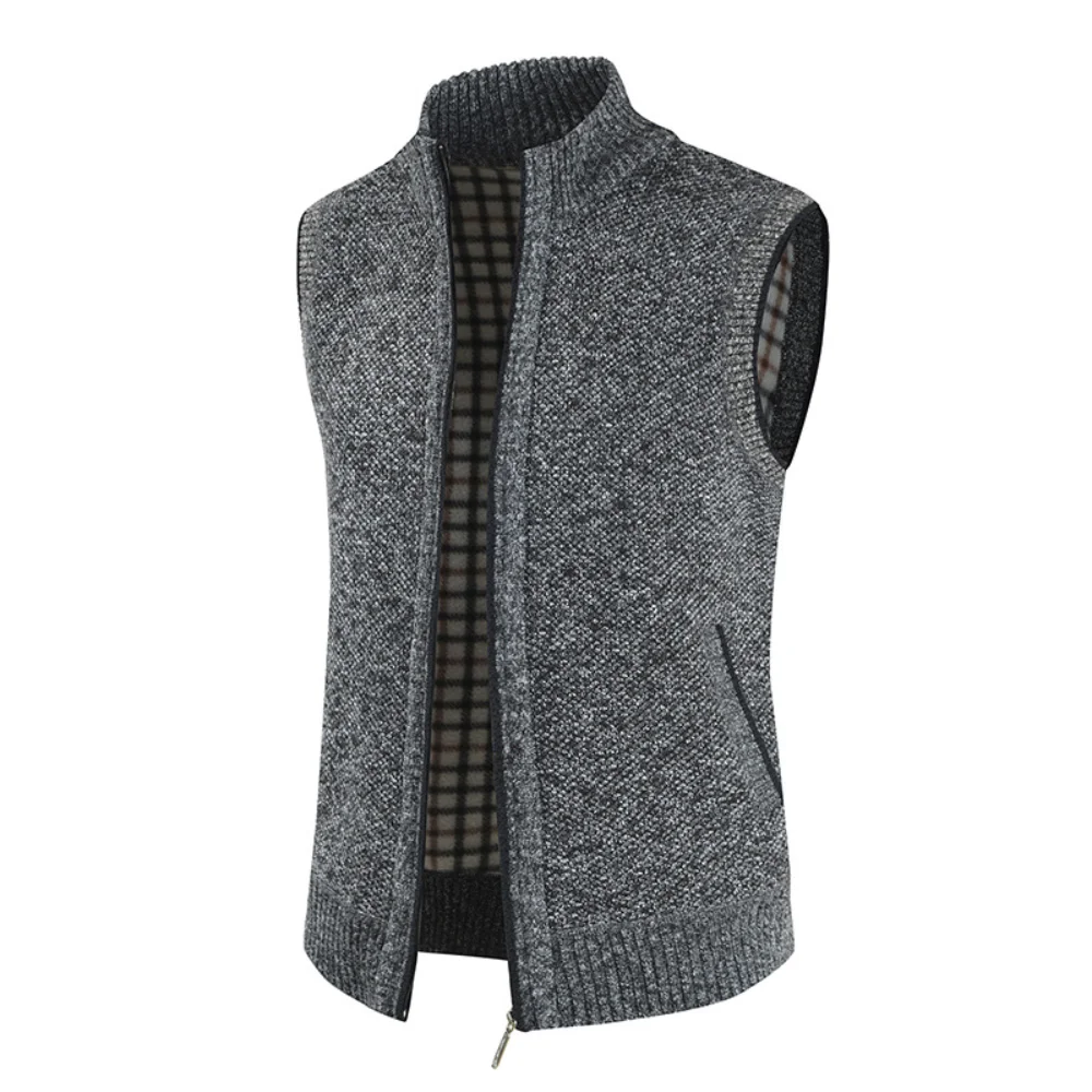 KB New Autumn and Winter Men's Coat Fashion Warm Outer Wear Vest Hot Vest Casual Sleeveless Jacket