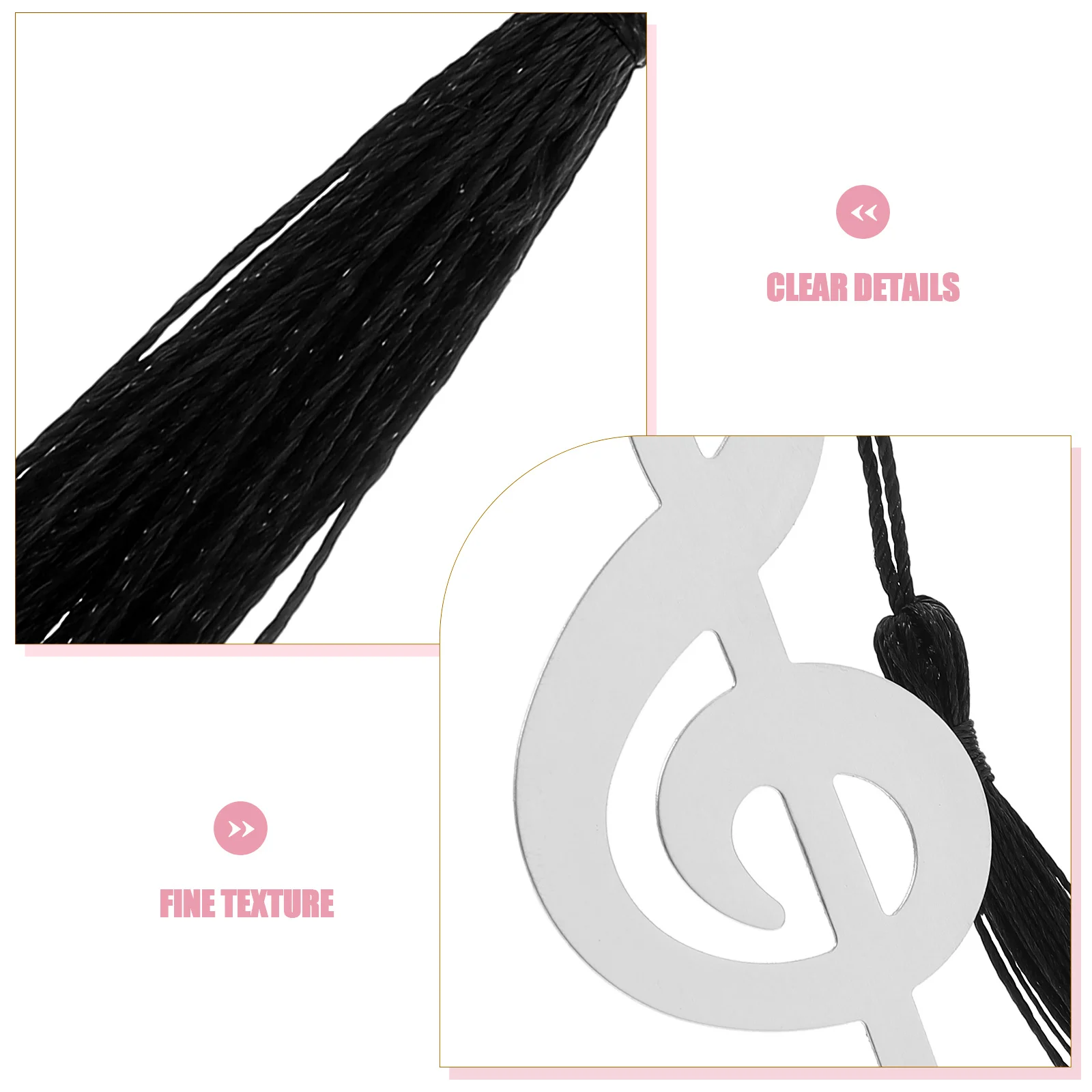 Metal Tassel Bookmark Stainless Steel Hollow Out Design Elegant Page Marker For Book Lovers Vintage Inspirational