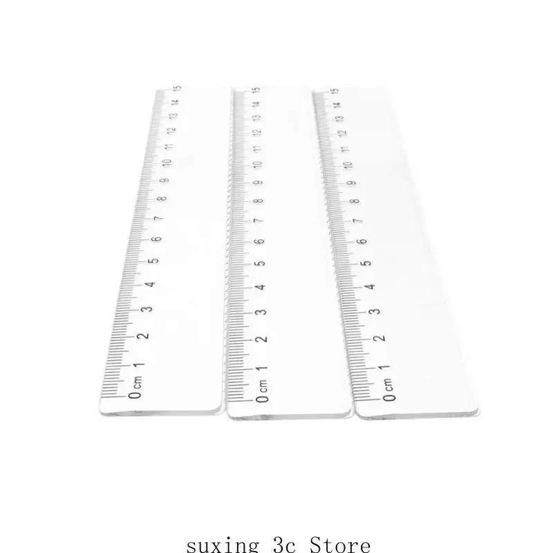 E8BE 5 PCS 15C / 20 SUGNE CARIEUR RULER PLASTIQUE SULIR SULLE SUGRAGE SALLE PRIMATION SCHOOL Ruler