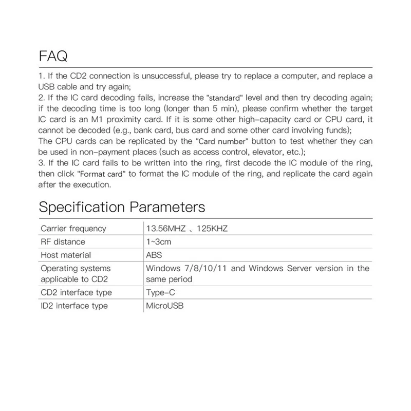 JAKCOM CDS RFID Replicator for R5 Smart Ring Copy IC and ID Cards New Product of Security protection access card reader 303007