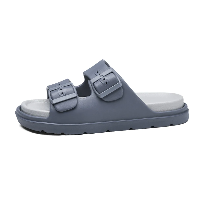 Men Rubber Slippers Slides Summer Casual Beach Shoes Outdoor Slide Slipper Slip On Sandals Hot Sale