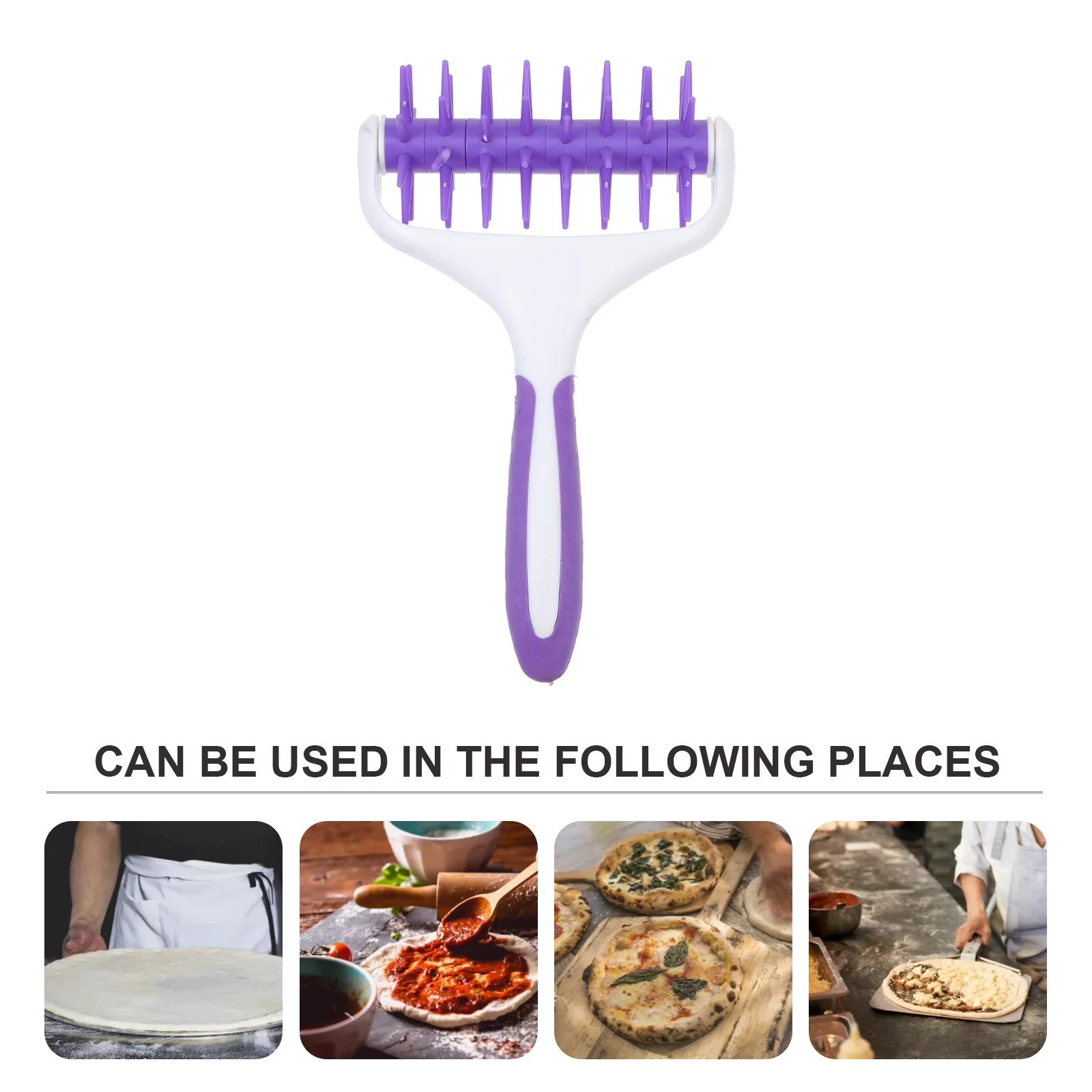 1 قطعة العجين دوكر العجين الخبز نفطة الأسطوانة المطبخ أداة البيتزا إبرة الأسطوانة البيتزا الخبز أداة مقاومة للحرارة #5