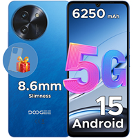 DOOGEE Note 59 5G Smartphone 6250mAh Large Battery Android 15 NFC Cellphone 6.75\