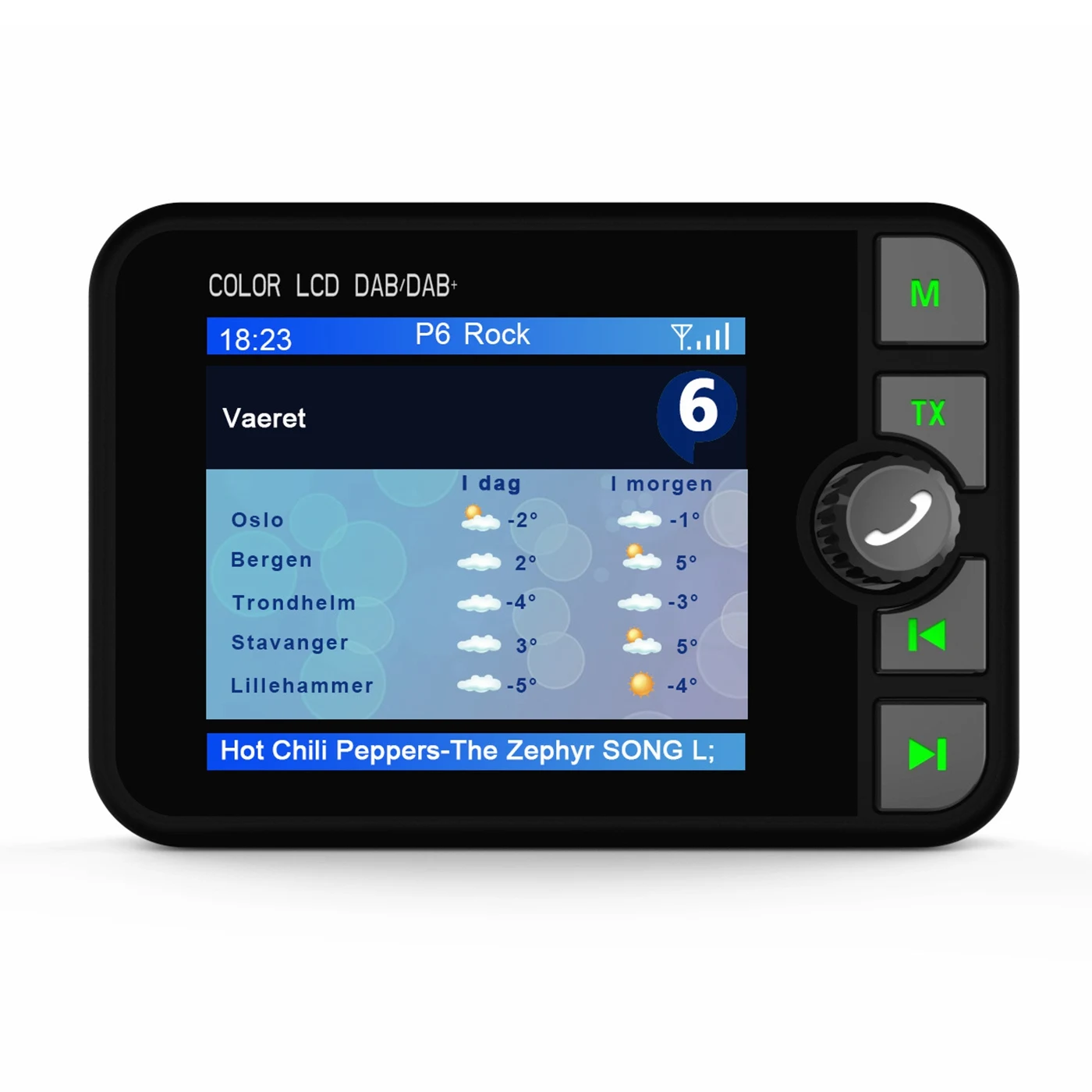 M93K-Car DAB/DAB+ Receiver Universal Digital Radio Bluetooth MP3 Music Player DAB Adapter FM Transmission With LCD Screen