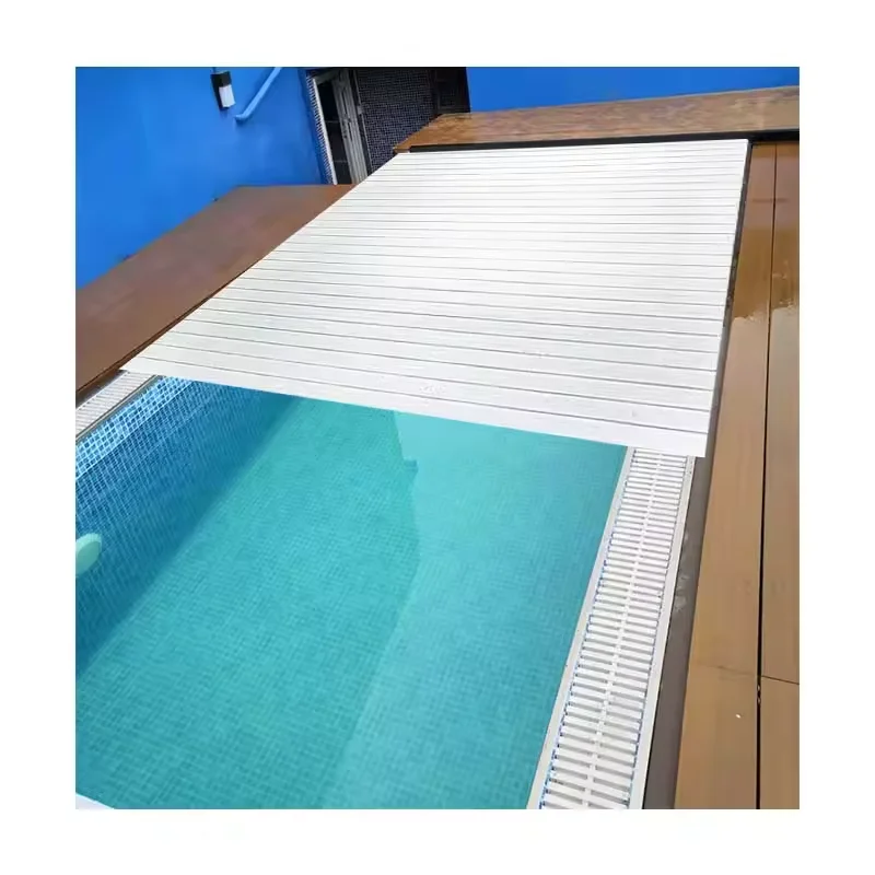 Automatic Retractable Pool Cover Roller Shutter for Inground Ponds - Heavy Duty, Waterproof, Solar Cover Alternative