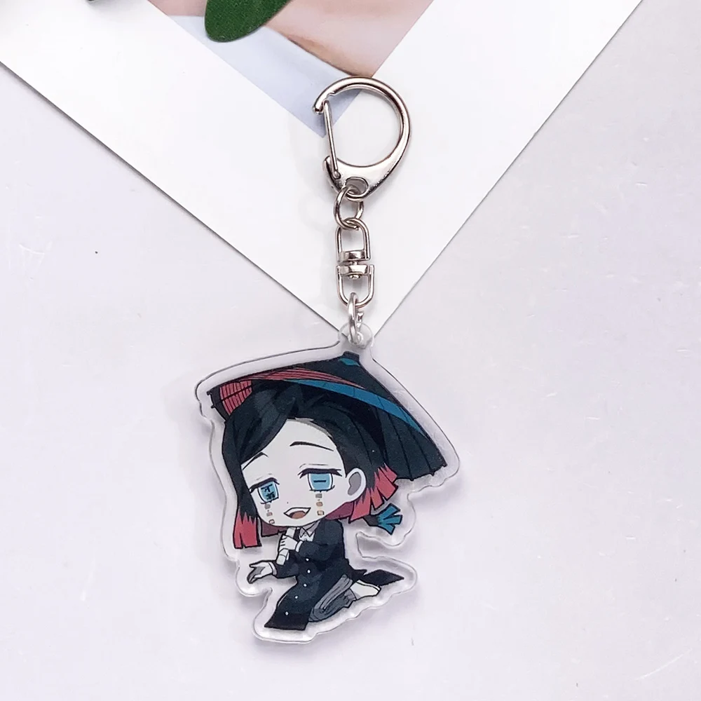 أنيمي الشكل شيطان القاتل الاكريليك لطيف سيارة المفاتيح اكسسوارات كامادو تانجيرو كامادو Nezuko حقيبة السحر ظهره قلادة الهدايا