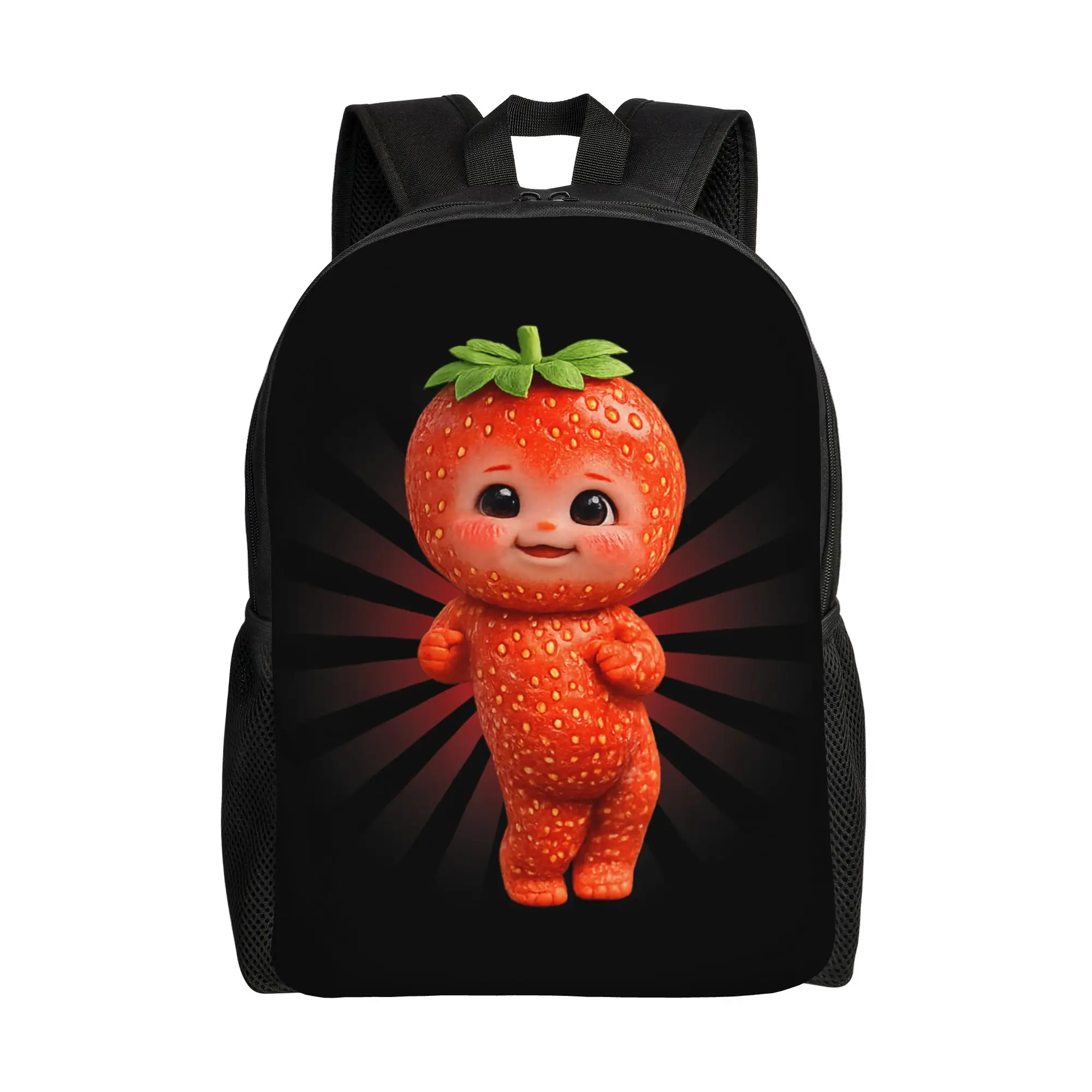 

Funny Cute Strawberry Ai Baby Dance Viral Meme Backpack Travel Backpacks Student Fashion High School Bags High Quality Rucksack