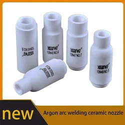 Argon arc welding ceramic nozzle WP18/26/17 tungsten needle clip white ceramic nozzle welding gun accessories