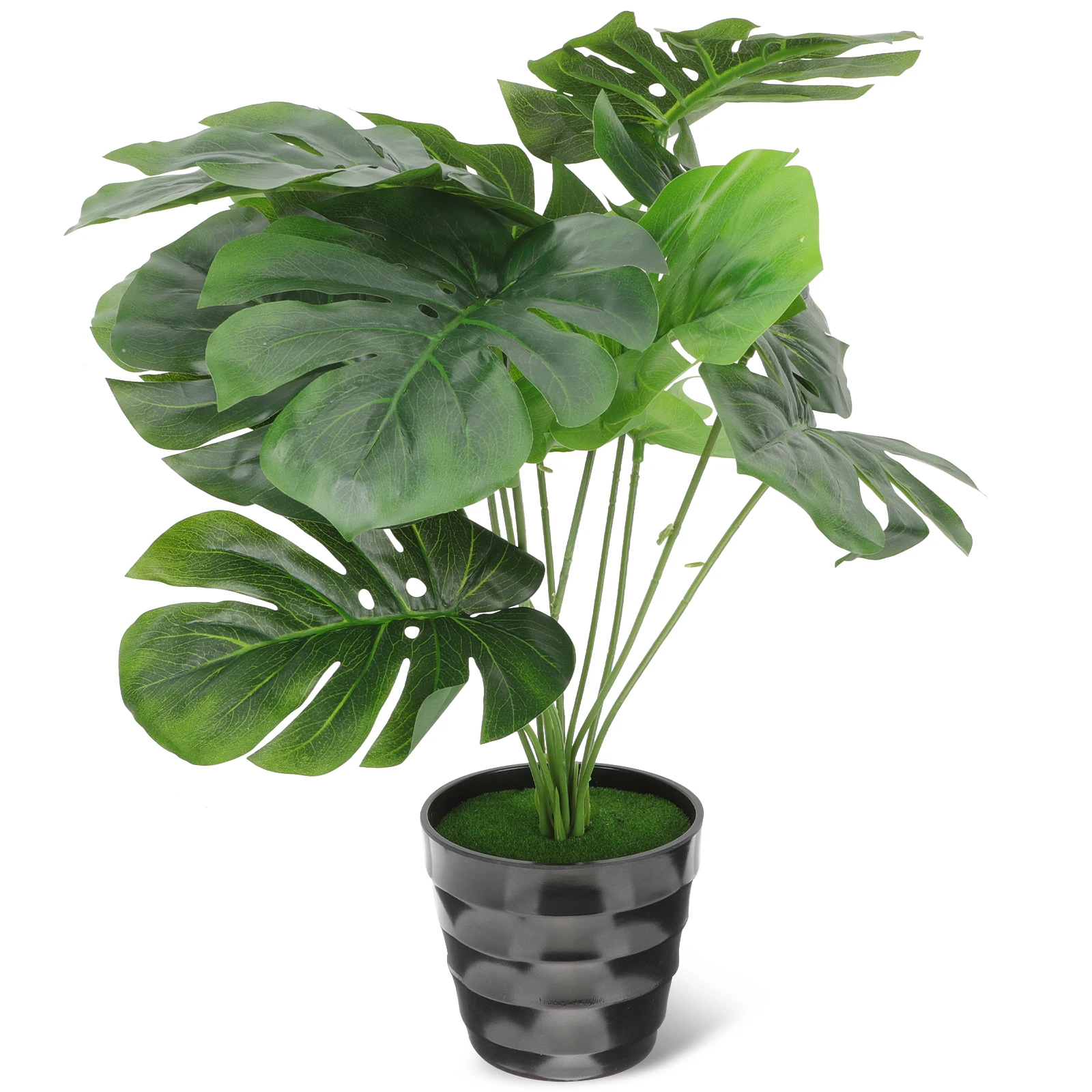 

Green Plant Fake Flowers Simulation Potted Artificial Indoor Office Home Decor Room Bonsai Ornament Floor