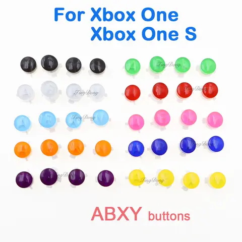 1Set A B X Y Action Button Replacement For Xbox One Elite 1/2 Controller ABXY Key Buttons For Xbox One S Gamepads