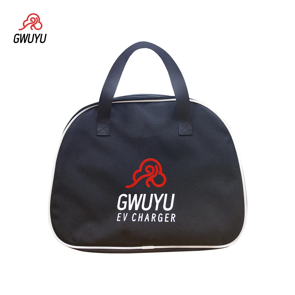 GWUYU EV Portable Charger Storage Bag for Tesla Charger Electric Car Charging Cable Waterproof Durable Handbag Case