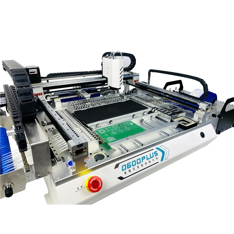 LY D600Plus High-Speed 69-Bit for Desktop Automatic SMT Pick Place Machine Chip Mounter 6-Heads PCB Assembly Line 220V/110V