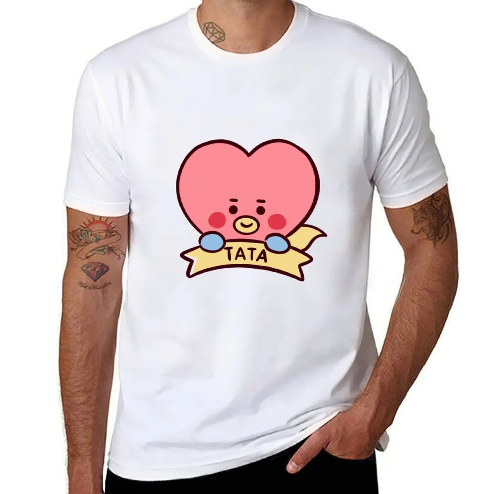 

tata baby T-Shirt man t shirts cotton t shirts for man graphic funny T-Shirt