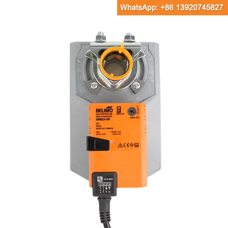 

Belimo GMB24-3 GMB24-SR 360in-lb 40Nm Damper Actuator 24V On Off Modualting Controlling Dampers in HVAC WTW ERV HRV Ventalition
