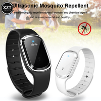 Ultrasonic High-Tech Mosquitoes Repeller Bracelet Wristband Indoor Outdoor Magnetic Bracelet Anti Mosquitoes Bite Wristband Tool