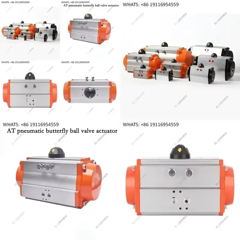 1pcs Electric Pneumatic Actuator for Ball Butterfly Valve Special Angular Stroke Single Double Acting AT Series Cylinder Head