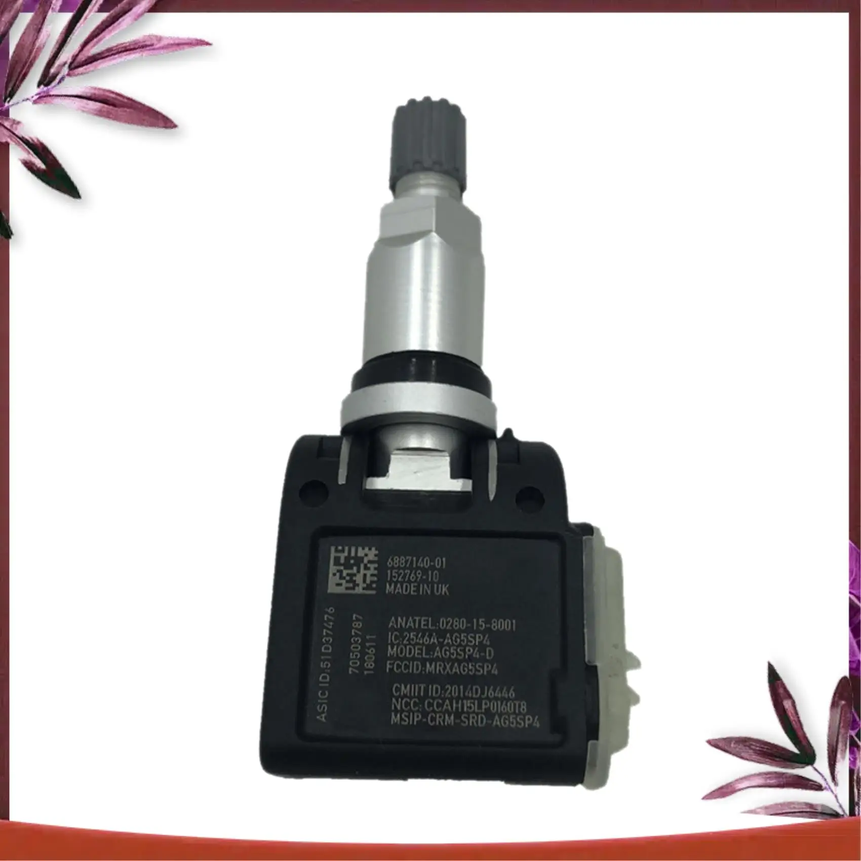 

Durable 36106887147 Tire Pressure Monitor Sensor For BMW G30 G31 G11 G12 X3 X4 Mercedes-Benz W213 6887140-01 433Mhz TPMS Sensor