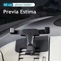 Mobile Phone Holder For Toyota Previa Estima 2022 2021 2020 2019 2018-2006 Mobile Support Gravity Air Vent Mount Accessories