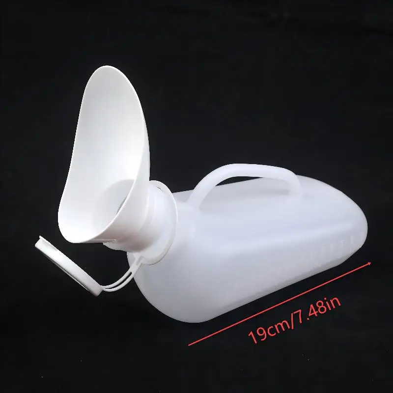 

Thick Plastic Portable Unisex Urinal 800ML Pee Bottle for Vehicle Elder Patient Camping Emergency Use