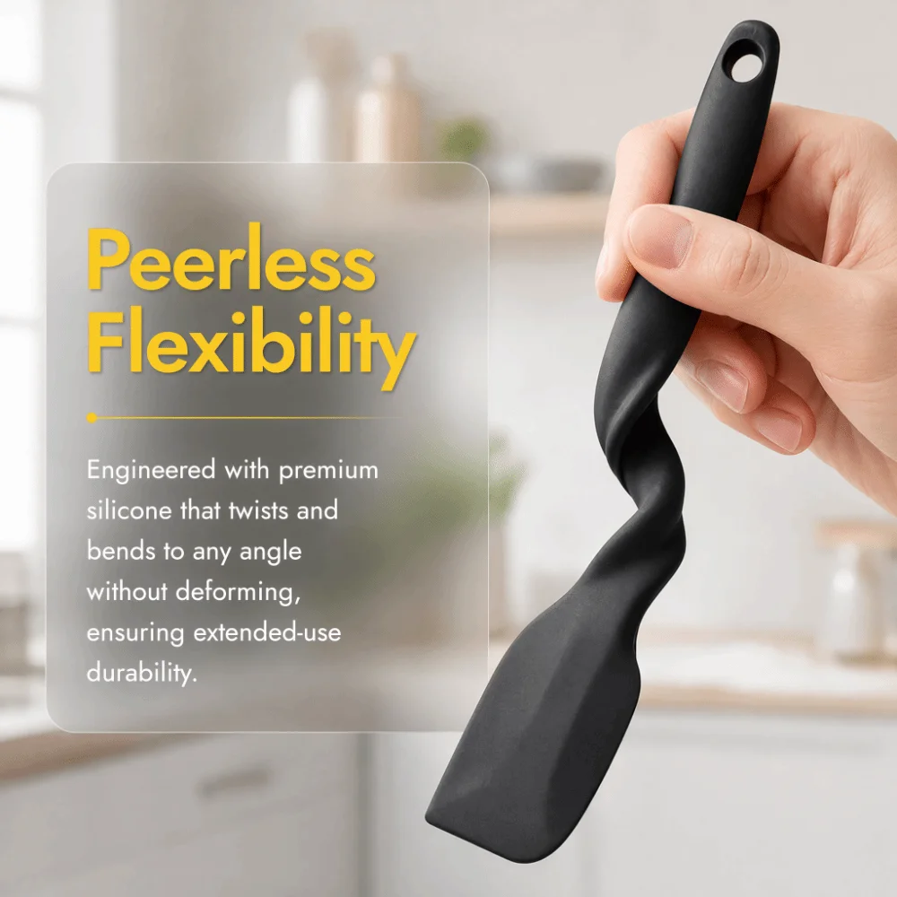 Silicone Silicone Kitchen Spatula Heat Resistant Cold Resistant Food Grade Silicone Baking Scraper Seamless Scratch Proof