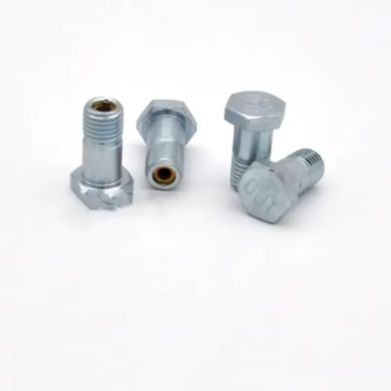 Isuzu Fuel Return Valve with Pinhole Return Screw, Overflow Relief Valve for Diesel Injection Pump Calibration