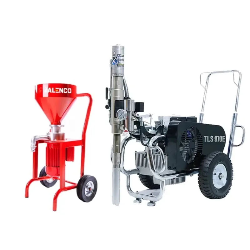 Airless Spray Bituminous Fire Retardant Putty Heavy Coat 970E Hydraulic Airless Sprayer Piston Pump